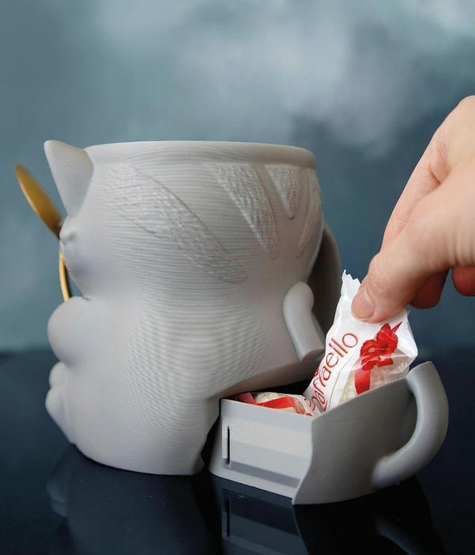 Porta Sorvete Gata Cookie