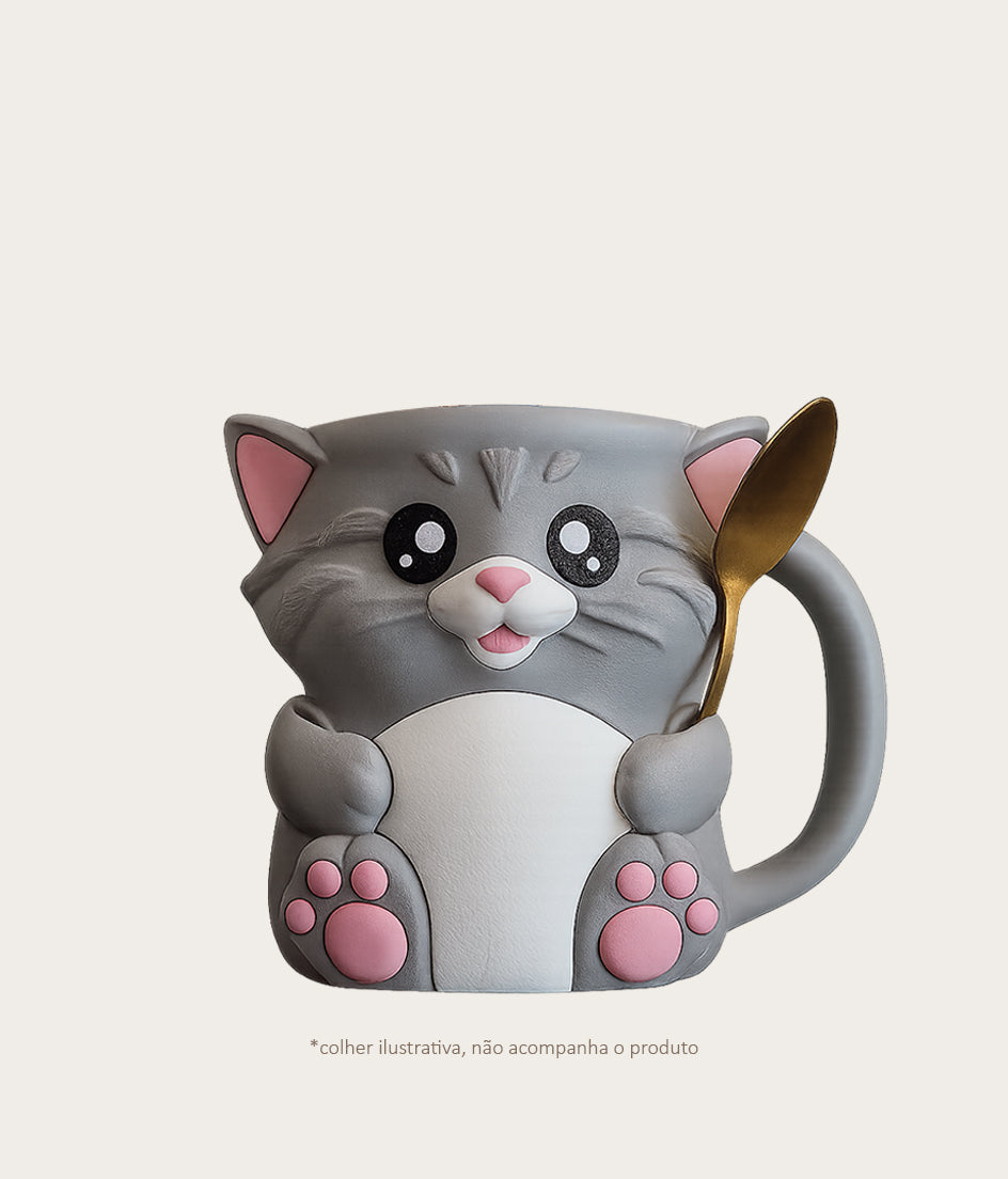 Porta Sorvete Gata Cookie